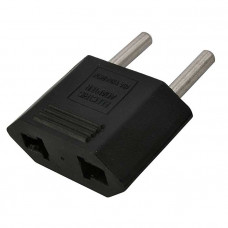 Вилка переходник FD-1963 Тип А - Тип С (черный)