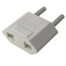 Вилка переходник FD-1963 Тип А - Тип С (белый)