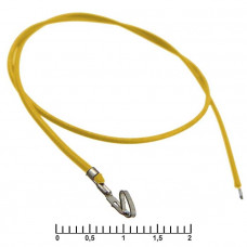 Разъем питания низковольтный HU 2,54 mm AWG26 0,3m yellow
