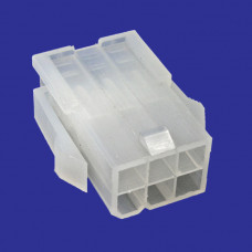 Разъем питания низковольтный MF-2x3M + terminals