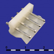 Разъем питания низковольтный MPW-04 pitch 5.08 mm