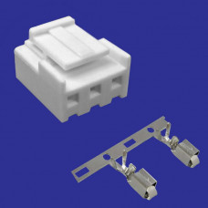 Разъем питания низковольтный PHU2-03 pitch 3.96 mm + terminal