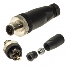 Разъем цилиндрический малогабаритный 12-I-5M-04A