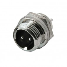 Разъем цилиндрический малогабаритный GX12M-2B