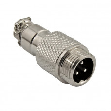 Разъем цилиндрический малогабаритный GX12M-3