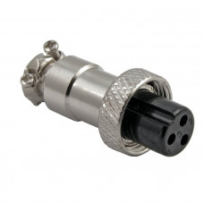 Разъем цилиндрический малогабаритный GX12M-3A
