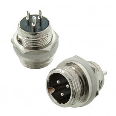 Разъем цилиндрический малогабаритный GX12M-3B