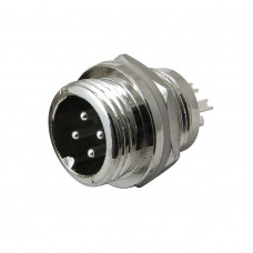 Разъем цилиндрический малогабаритный GX12M-4B