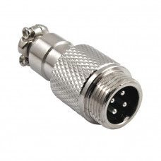 Разъем цилиндрический малогабаритный GX12M-4