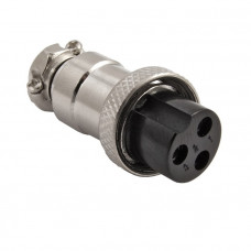 Разъем цилиндрический малогабаритный GX16M-3A
