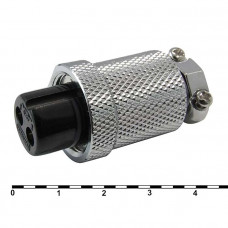 Разъем цилиндрический малогабаритный GX18M-2A