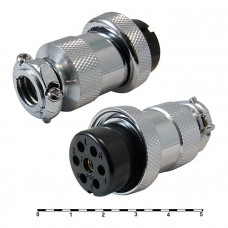 Разъем цилиндрический малогабаритный GX25M-7A