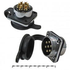 Разъем цилиндрический малогабаритный GX25M-7H