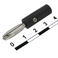 Штекер (вилка) 10-0060 black