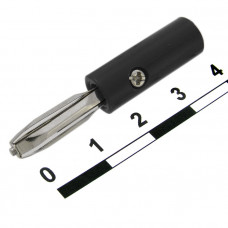 Штекер (вилка) 10-0060 black