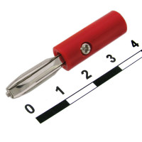 Штекер (вилка) 10-0060 red