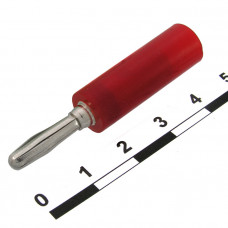 Штекер (вилка) 10-0070 f red