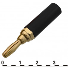 Штекер (вилка) 10-0071 b black