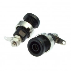 Гнездо Z016 4mm panel jack BLACK