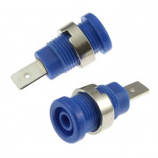 Гнездо Z017 4mm BLUE