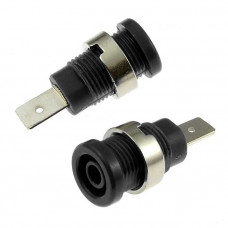 Гнездо Z017 4mm BLACK