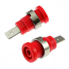 Гнездо Z017 4mm RED