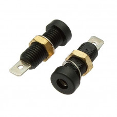 Клемма приборная Z032 4mm Socket BLACK