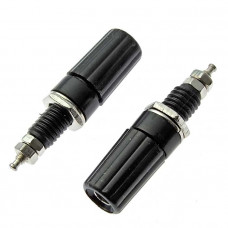 Клемма приборная F4 мм (черный)