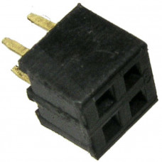 Гнезда на плату PBD2-4 (PBD2-2x2) 2.00 mm