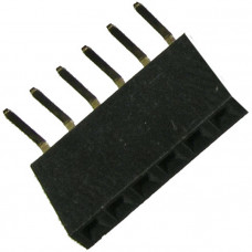 Гнезда для платы PBS-1x06R (PBS-06R)шаг 2.54 мм