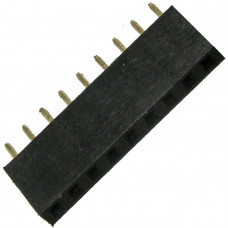 Гнезда для платы PBS-1x09 (PBS-09)шаг 2.54 мм