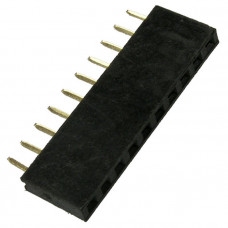 Гнезда для платы PBS-1x10 (PBS-10)шаг 2.54 мм