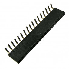 Гнезда для платы PBS-1x17R (PBS-17R)шаг 2.54 мм