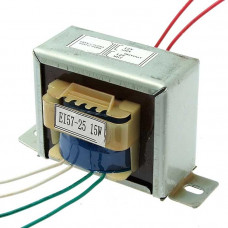 Трансформатор 50гц EI57*25 220v to 2x12v 15W