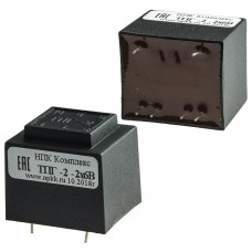 Трансформатор 50гц ТПГ-2 2х6В