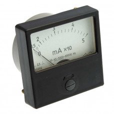 Амперметр щитовой переменного тока Ц42302 50МА (50ГЦ)