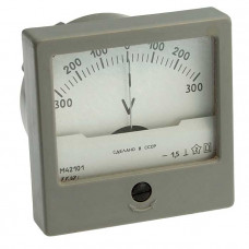 Амперметр щитовой постоянного тока М42101 300-0-300В