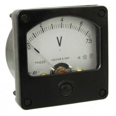 Амперметр щитовой постоянного тока М4202 7.5В