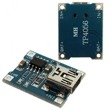 Модуль miniUSB зарядного устройства Li-Ion аккумуляторов