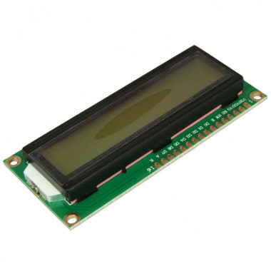 EM-342 LCD1602 ЖК дисплей зеленый (без i2c)
