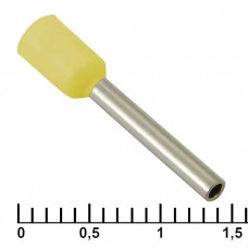 Наконечник на кабель DN01012 yellow (1.4x12mm)