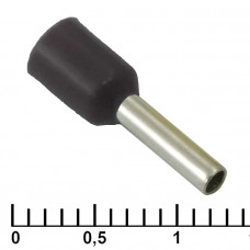 Наконечник на кабель DN01508 black (1.7x8mm)