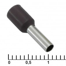 Наконечник на кабель DN02508 black (2.2x8mm)
