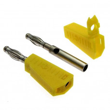 Штекер Z040 4mm Stackable Plug YELLOW