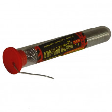 Припой ПОС 60 с канифолью колба 15гр