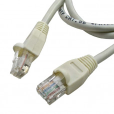 Патчкорд RJ45 1m белый