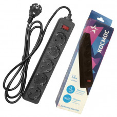 Удлинитель-сетевой фильтр Космос FKsm1.8m-5g(B)