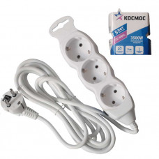 Удлинитель Космос YKsm3m-3g-Z(K)