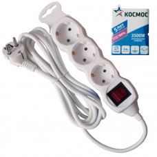 Удлинитель Космос YKsm3m-3g-Z-V(K)