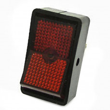 Клавишный переключатель ASW-11D on-off красный